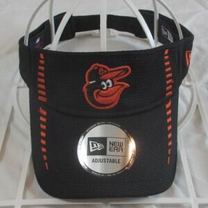 NWT New Era Baltimore Orioles Speed Tech Visor Black Adjustable MLB